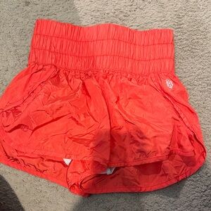 FP Movement by Free People Vibrant orangey Red Shorts